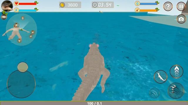 Crocodile Simulator Attack Game 3D Game || Crocodile Games || Fun Games смотреть онлайн