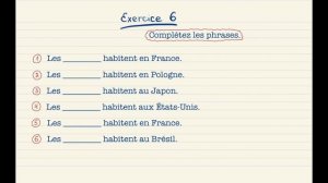 Практика к уроку 2 из 30. Курс "Французский для начинающих". Уровень А1