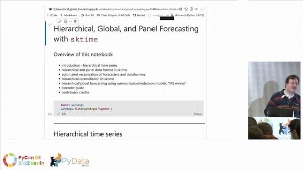 Franz Kiraly: sktime - python toolbox for time series: advanced forecasting - probabilistic, glob..