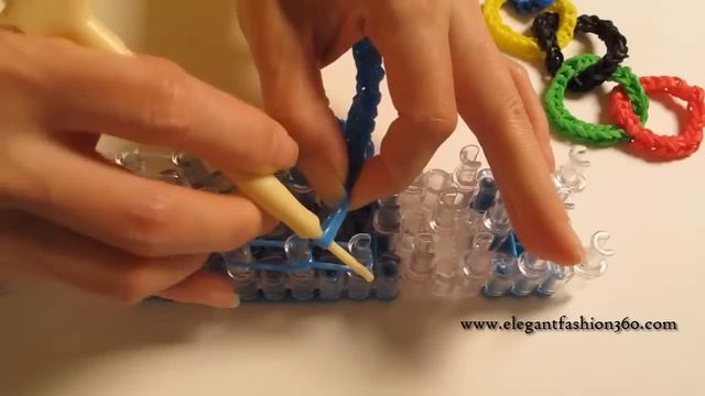 Scissor(Open End) Charm - How to Rainbow Loom Pattern Design - School Series смотреть онлайн