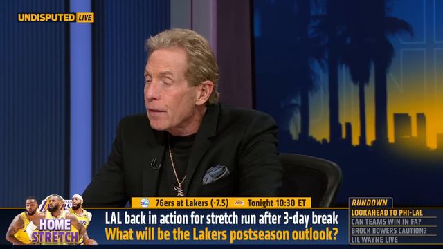 Lakers host Embiid-less 76ers: Will LeBron & Lakeshow avoid Play-In Tournament? | NBA | UNDISPUTED смотреть онлайн