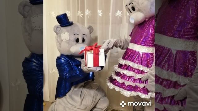 Мишка Тедди . Живая открытка . Экспресс поздравление . смотреть онлайн