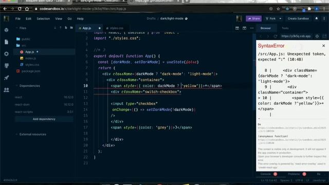 Dark/light mode in 5 min with react смотреть онлайн