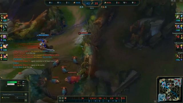 League Of Legends - Nidalee steal Baron смотреть онлайн