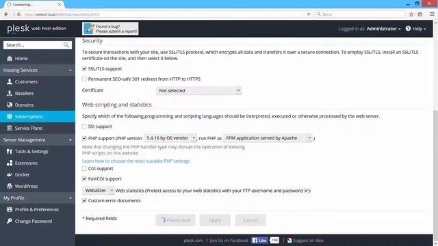 Deploy and run NodeJS applications Plesk Onyx 2016 смотреть онлайн