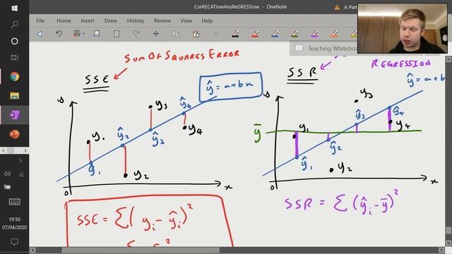 Correlation and Regression (6 of 9: Sum of Squares - SSE, SSR and SST) смотреть онлайн