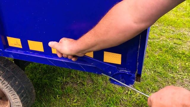 Самосвальный самодельный прицеп смотреть онлайн