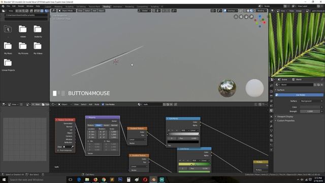 modeling a palm tree in blender 2 8 tutorial смотреть онлайн