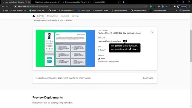 ? #14 : Deployment to Vercel - Developer Portfolio using Next JS | TypeScript | Tailwind CSS смотреть онлайн