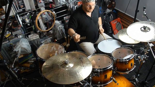 DrumStore test + Mapex Black Panther drums + Turkish Cymbals Moderate + Drummer Grzegorz Sycz смотреть онлайн