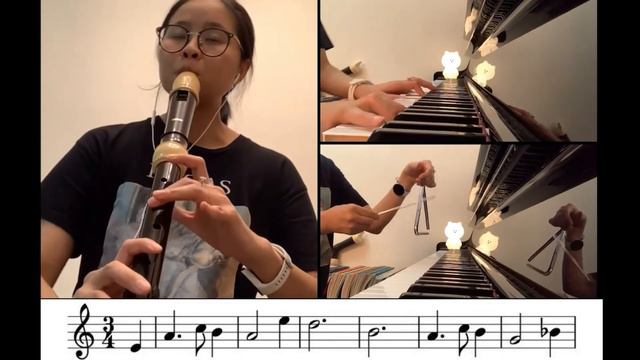 Harry Potter Theme Song Recorder Tutorial (With slow version) смотреть онлайн