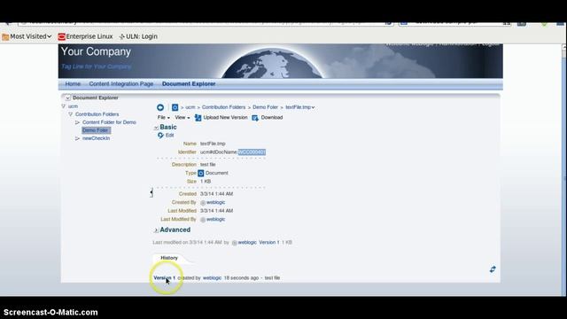 Document Explorer taskflow in Webcenter Portal смотреть онлайн
