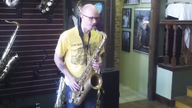 Ben Reece Plays Un-Lacquerd Mark VI Tenor Sax SN 56955 смотреть онлайн