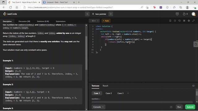 167. Two Sum II - Input Array Is Sorted - Leetcode - C++ Tutorial смотреть онлайн