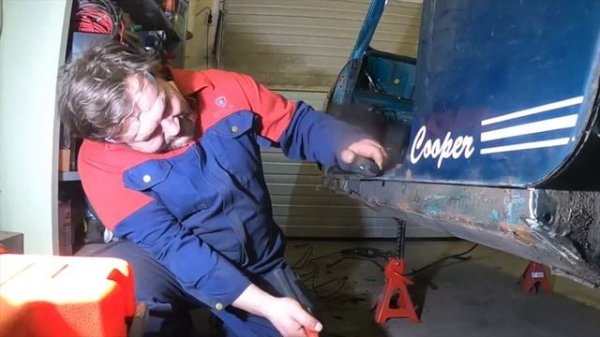 Ремонт порога. Реставрация Mini Cooper Classic ч.8