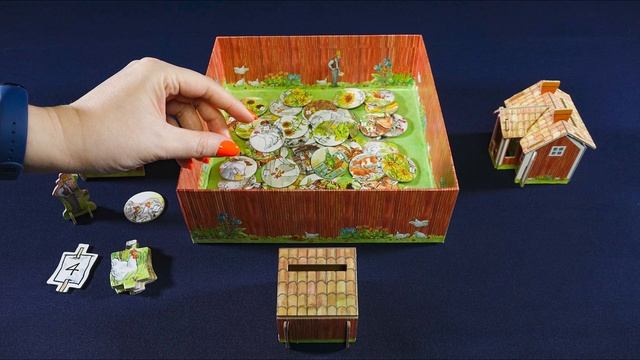 Петсон и Финдус наводят порядок - Обзор настольной игры (от 5 лет) на OMGames Kids