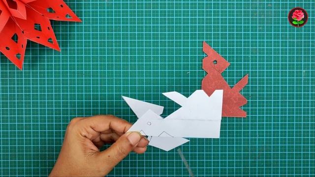 3D Beautiful Paper Snowflakes For Christmas Decor | Origami Paper Snowflakes смотреть онлайн