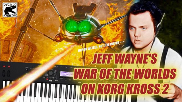 War of the Worlds played on Korg Kross 2 music workstation смотреть онлайн