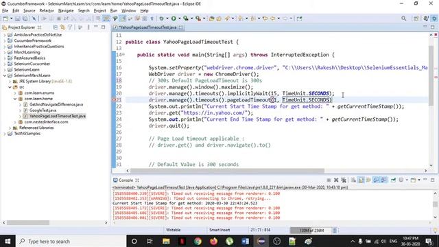 13. Selenium PageLoadTimeout смотреть онлайн