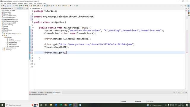 Selenium 06 - How to navigate in selenium automation смотреть онлайн