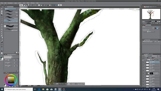 Как рисовать деревья в Clip Studio Paint | Перевод моего конкурсного видео Clip Studio Tips смотреть онлайн