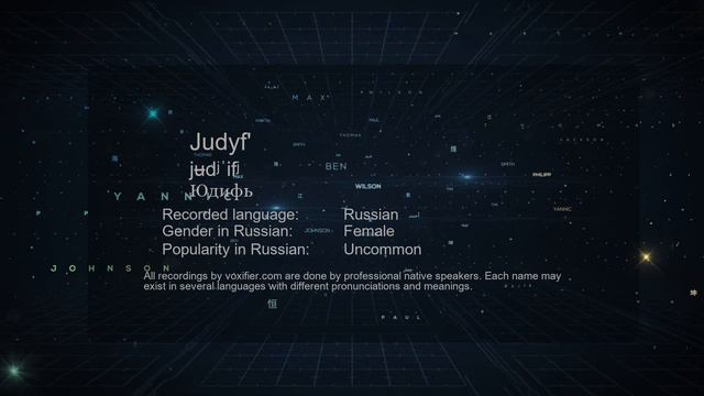 How to Pronounce Judyf' (Юдифь) in Russian - Voxifier.com смотреть онлайн
