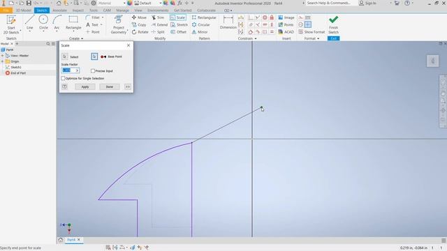 Autodesk Inventor 2020: 4: Advanced 2D Sketching смотреть онлайн