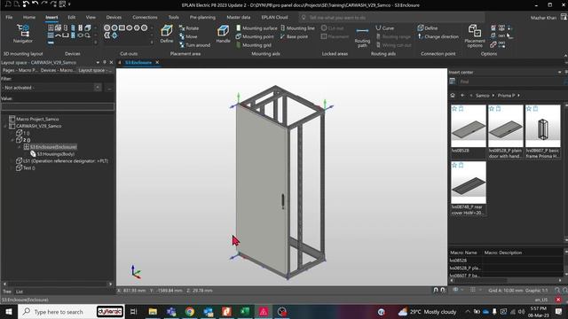 EPLAN Propanel Accessory selection смотреть онлайн