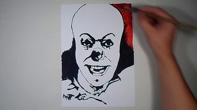 Рисунок Клоун из фильма "Оно" (Picture Clown from IT) смотреть онлайн