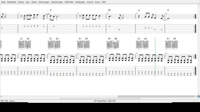 Beach Boys - Surfin USA - Tabs смотреть онлайн