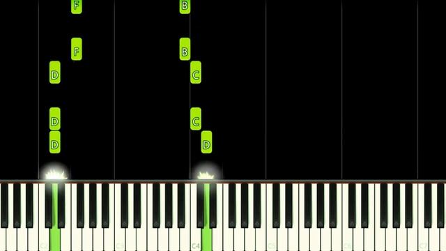STUMBLE GUYS THEME - EASY Piano Tutorial смотреть онлайн