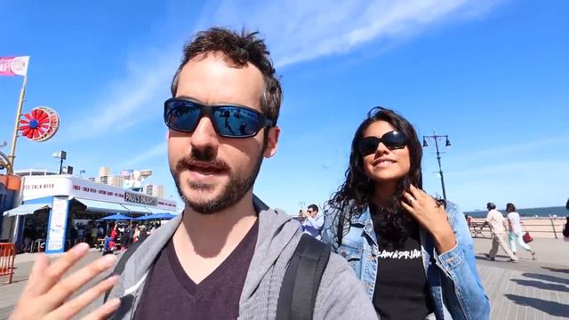 Coney Island, Brooklyn - NYC's MOST FAMOUS Beach & Boardwalk ! (Things To Do & Eat) смотреть онлайн