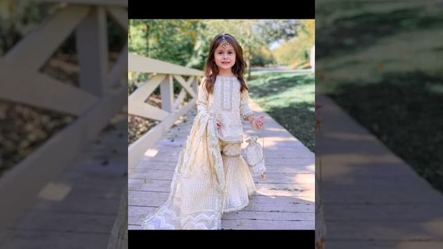 Kids Collection's most stylish designer beautiful baby girl's Pakistani and Indian dresses designin смотреть онлайн