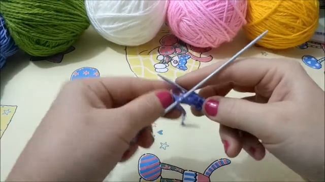 Как связать узор "Соты". Вязание с нуля для начинающих смотреть онлайн