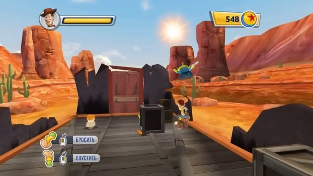 Прохождение игры "История игрушек 3 Большой побег" Часть 1 (Спасение поезда!) смотреть онлайн