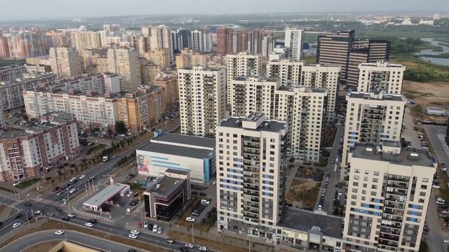 Russia Kazan 4K HDR Panoramic view (Панорама с Ривьеры 4к) смотреть онлайн