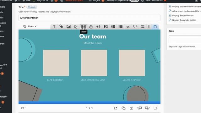 H5P presentation - how to create a H5P slide with multiple videos смотреть онлайн