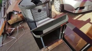 Подиум с притоком свежего воздуха под банную печь Ферингер Оптима ПФ в сетке