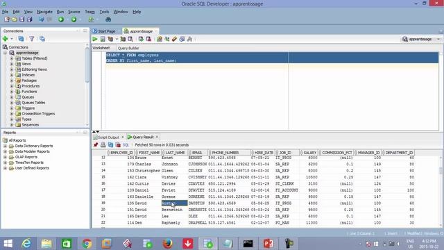 Administration de base de données Oracle - 16 - ORDER BY (Partie 1/2) смотреть онлайн