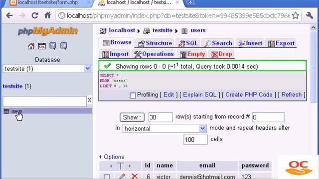 PHP Tutorial - 24 - php mysql select database смотреть онлайн