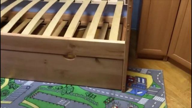 Кровать Дуэт (выдвижная) Цвет бук смотреть онлайн