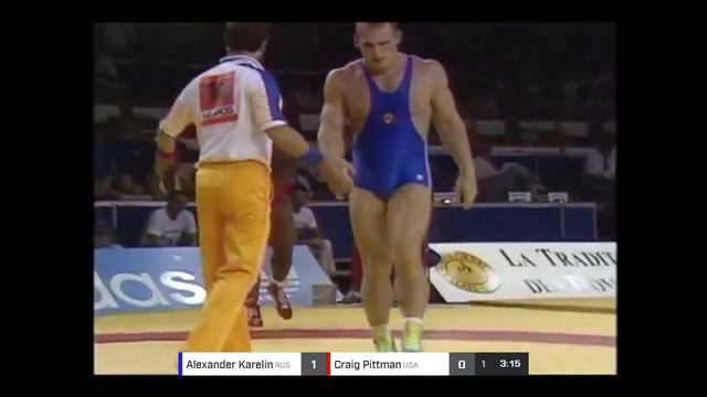 Legends Remastered 1989 World Championships Alexander Karelin (RUS) v/s Craig Pittman (USA)