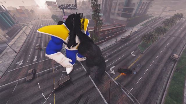 KING KONG VS VEGETA OOZARU (Dragon Ball) - EPIC BATTLE смотреть онлайн
