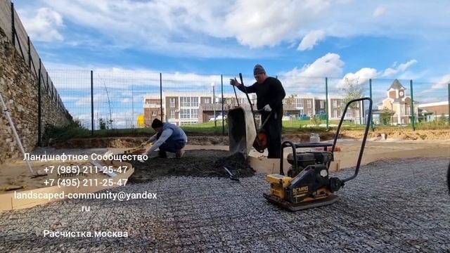 Благоустройство территории. Внутреннего двора таунхауса. смотреть онлайн