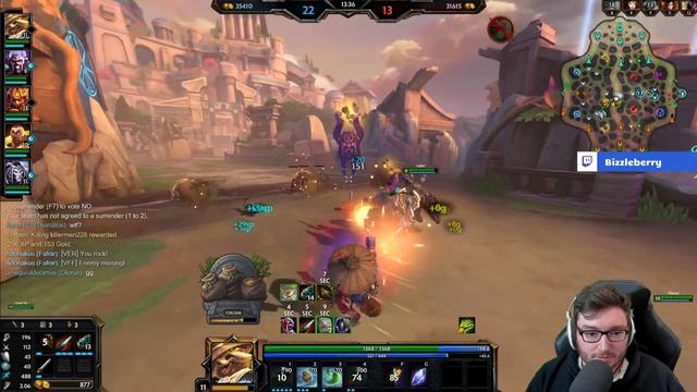 10 Year League player plays Smite for the first time смотреть онлайн