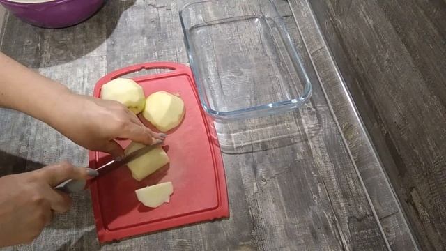 Куриная грудка нежнейшая на яблочно-грибной подушке. ПП рецепт. смотреть онлайн