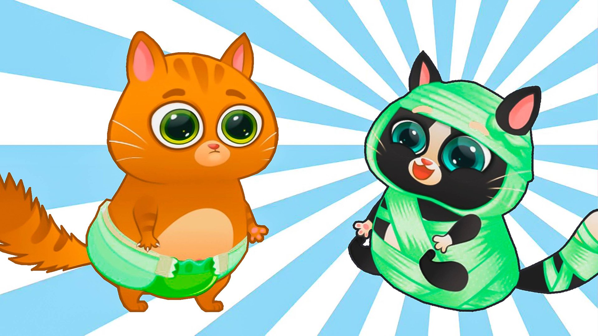 Суровый КОТИК БУБУ #68. НИНДЗЯ в подгузнике. Мультик ИГРА про котят на Игрули TV смотреть онлайн