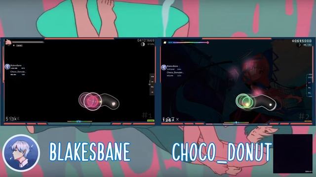 BlakesBane vs Choco_Donut // YOASOBI - Yoru ni Kakeru (CoLouRed GlaZeE) [HARD] смотреть онлайн