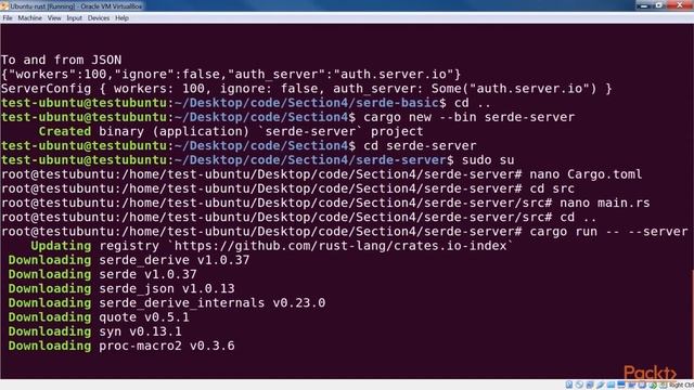 Network Programming with Rust: Serialization and Deserialization Using Serde | packtpub.com смотреть онлайн