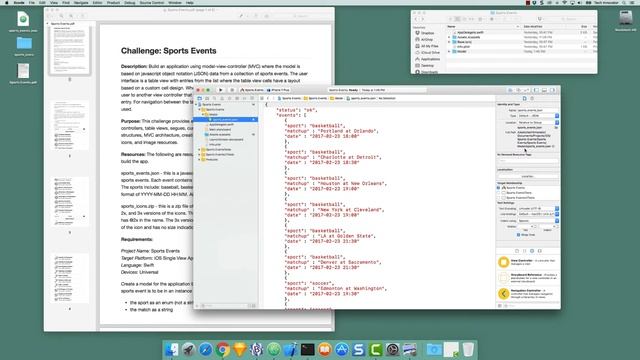Sports Events: 3.1 - Model - Folder and JSON смотреть онлайн